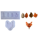 Autumn Fox Cord Necklace Kit - Reusable Silicone Mould