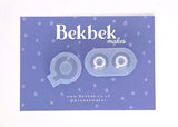Alphabet reusable silicone mould - Pendant and stud size