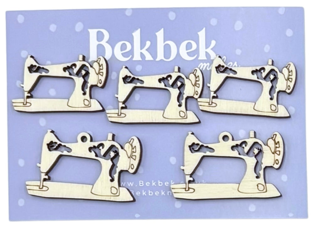 Sewing Machine Wooden Shapes
