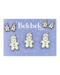 Gingerbread Men Mix Wooden Shapes