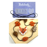 Autumn Fox Cord Necklace Kit - Reusable Silicone Mould