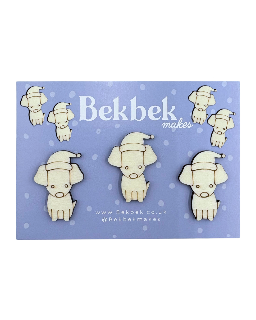 Puppy Mix Wooden Shapes