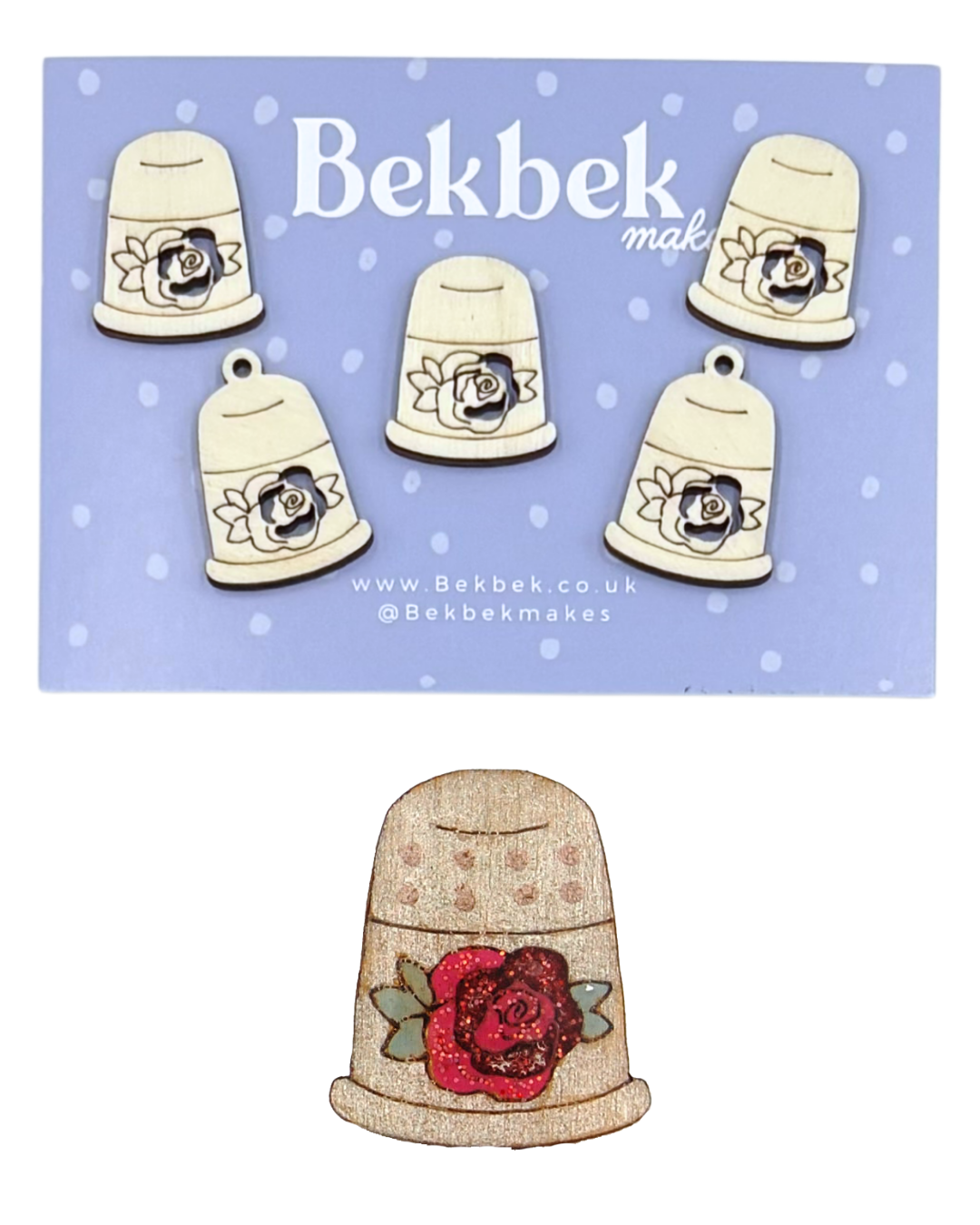 Thimble Wooden Shapes