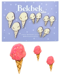 Ice Cream Wooden Shapes