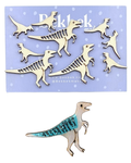 Velociraptor Dinosaur Wooden Shapes