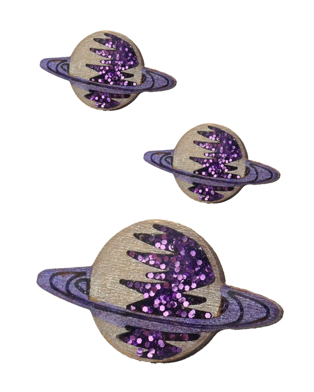 Saturn Planet Wooden Shapes