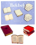 Books Wooden Shapes
