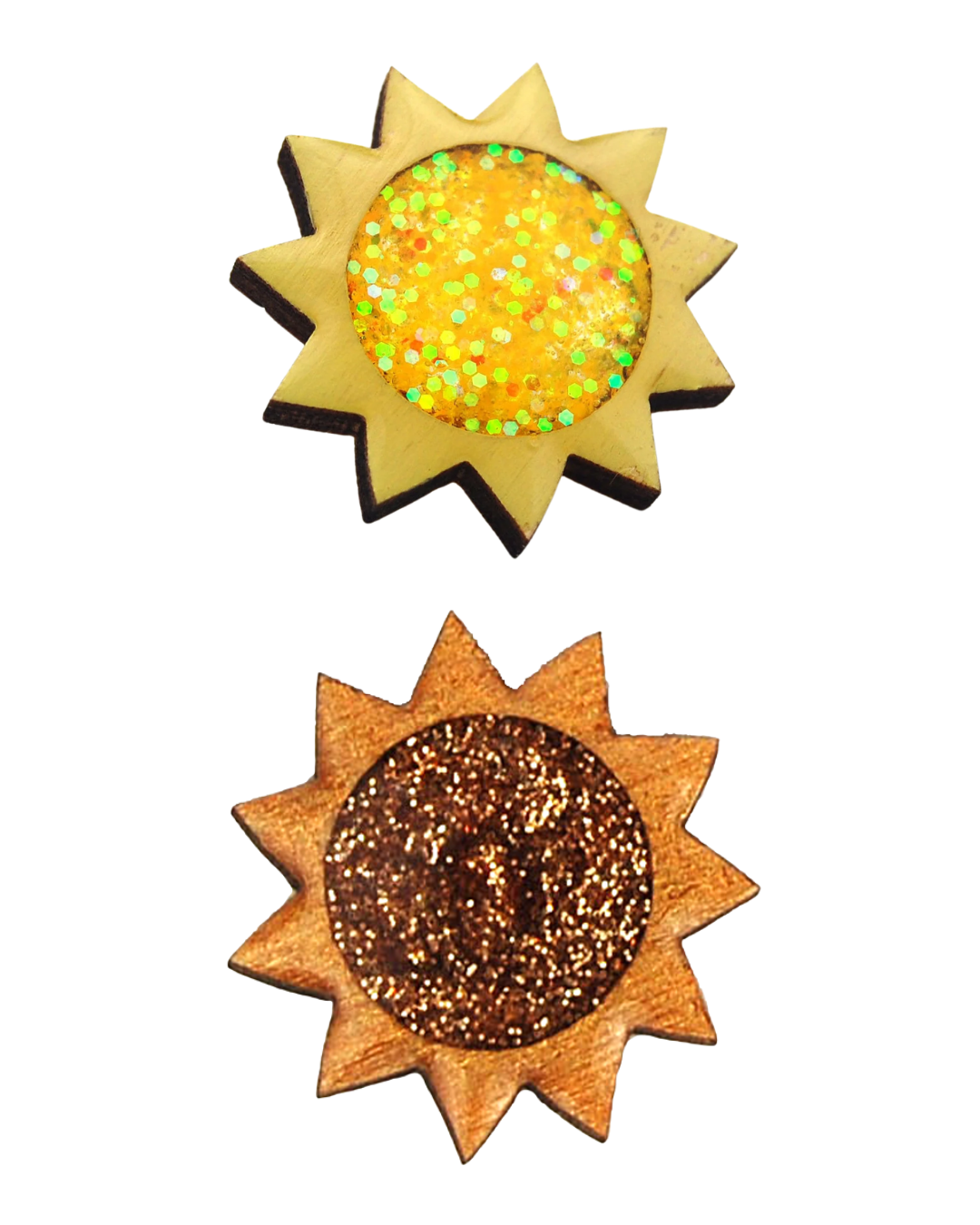 Sun Wooden Shapes
