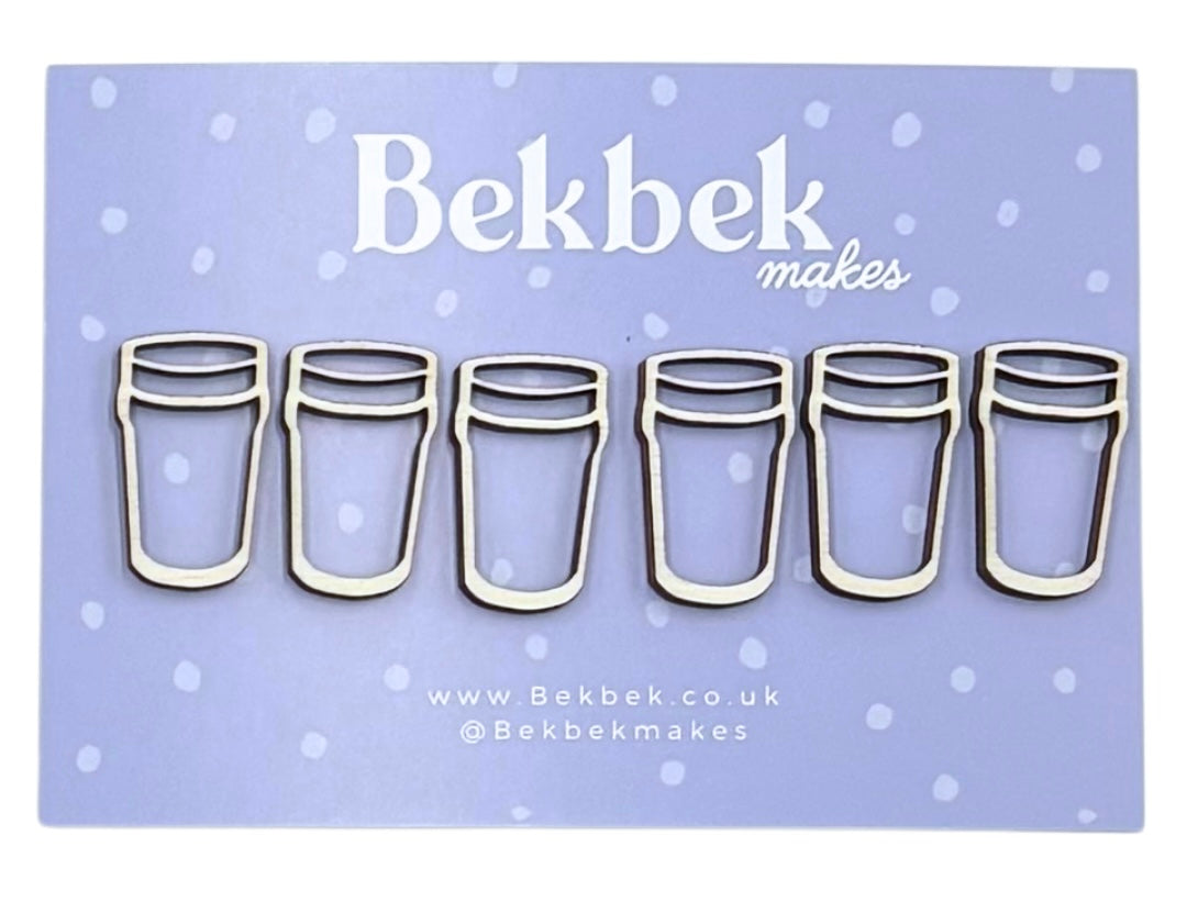 Beer Pint Wooden Shapes