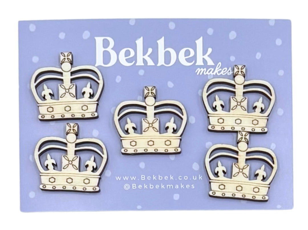 Crown Wooden Shapes