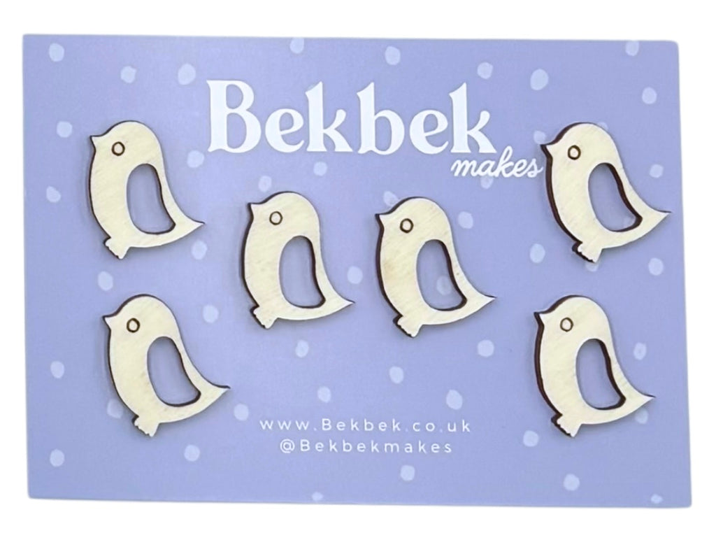 Robin Bird Wooden Shapes