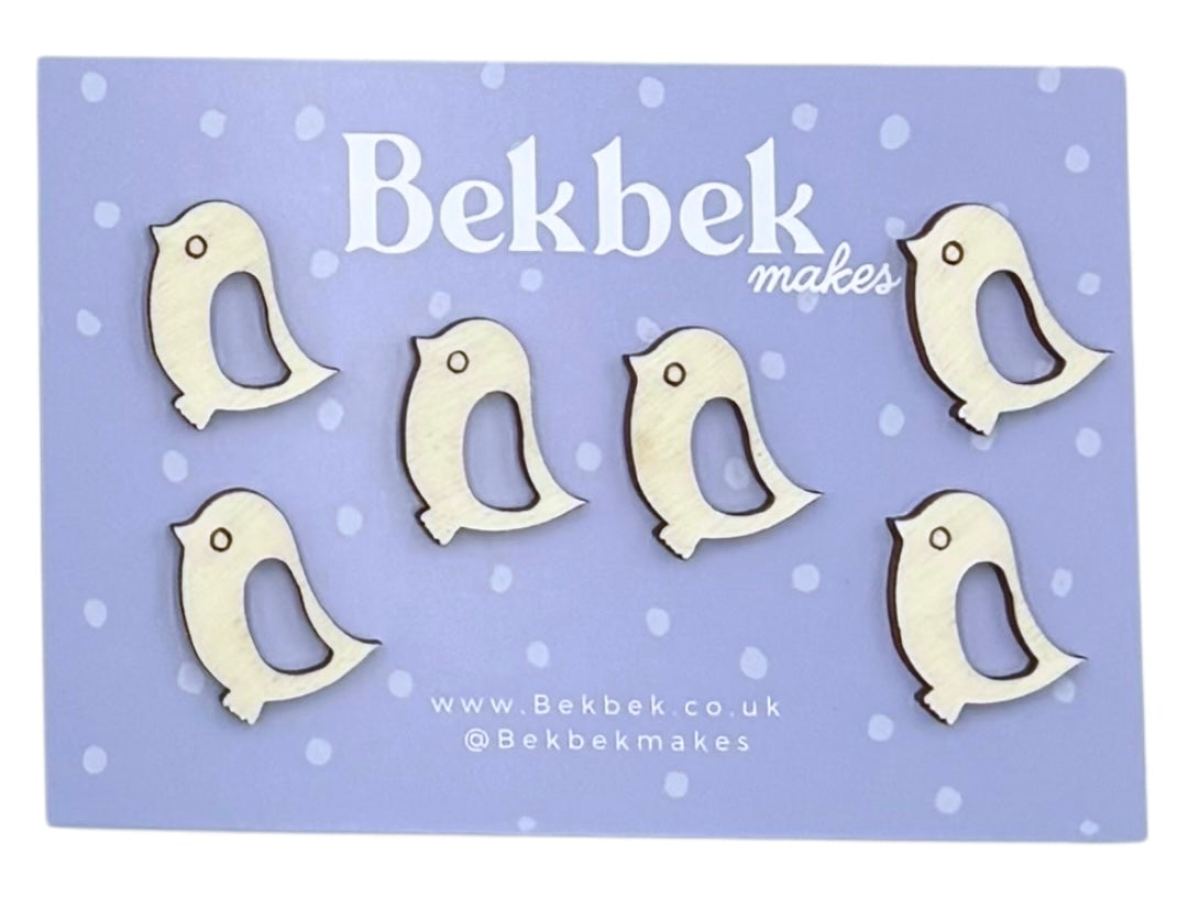 Robin Bird Wooden Shapes