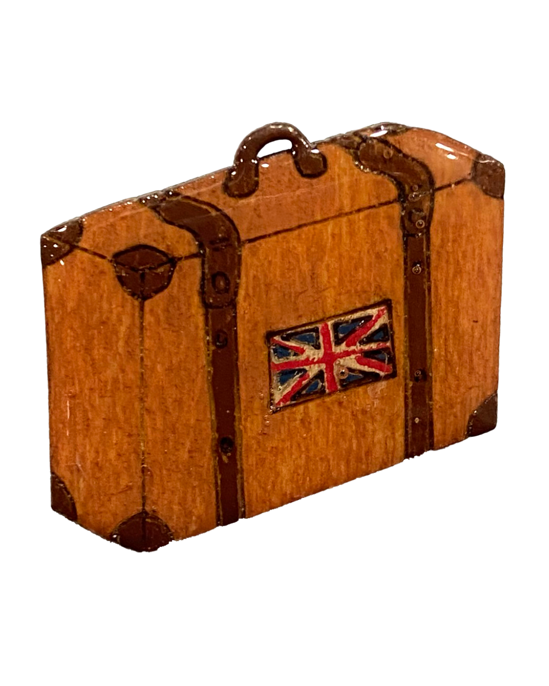 Suitcase Travel Trunk Wooden Shapes