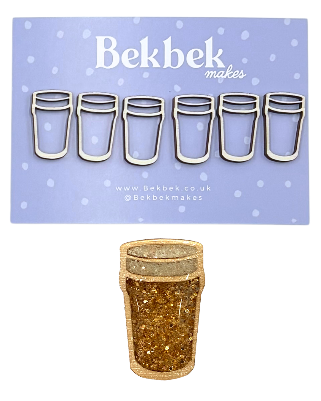 Beer Pint Wooden Shapes