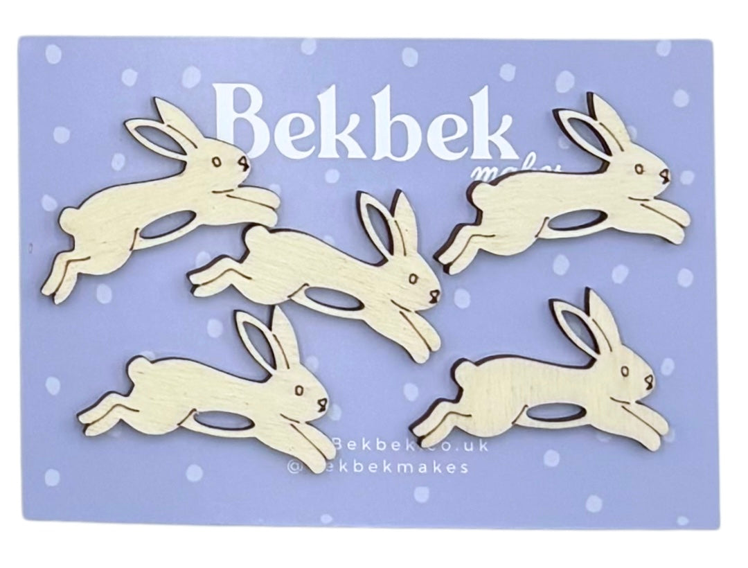 Bunny Wooden Shapes