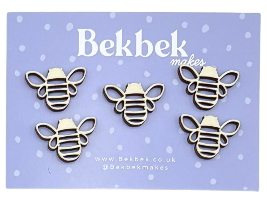 Bumble Bee Wooden Shapes