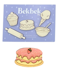 Cake & Ice cream Baking Wooden Shapes
