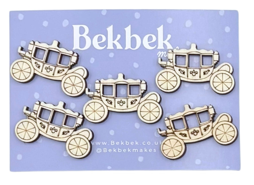 Royal Carriage/ Coach Wooden Shapes