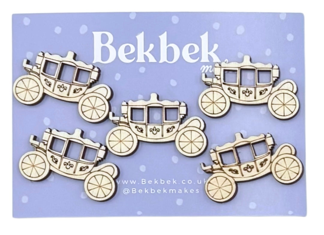 Royal Carriage/ Coach Wooden Shapes