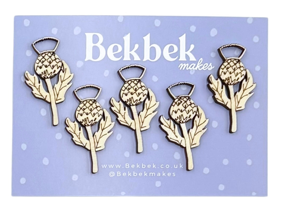 Thistle Wooden Shapes