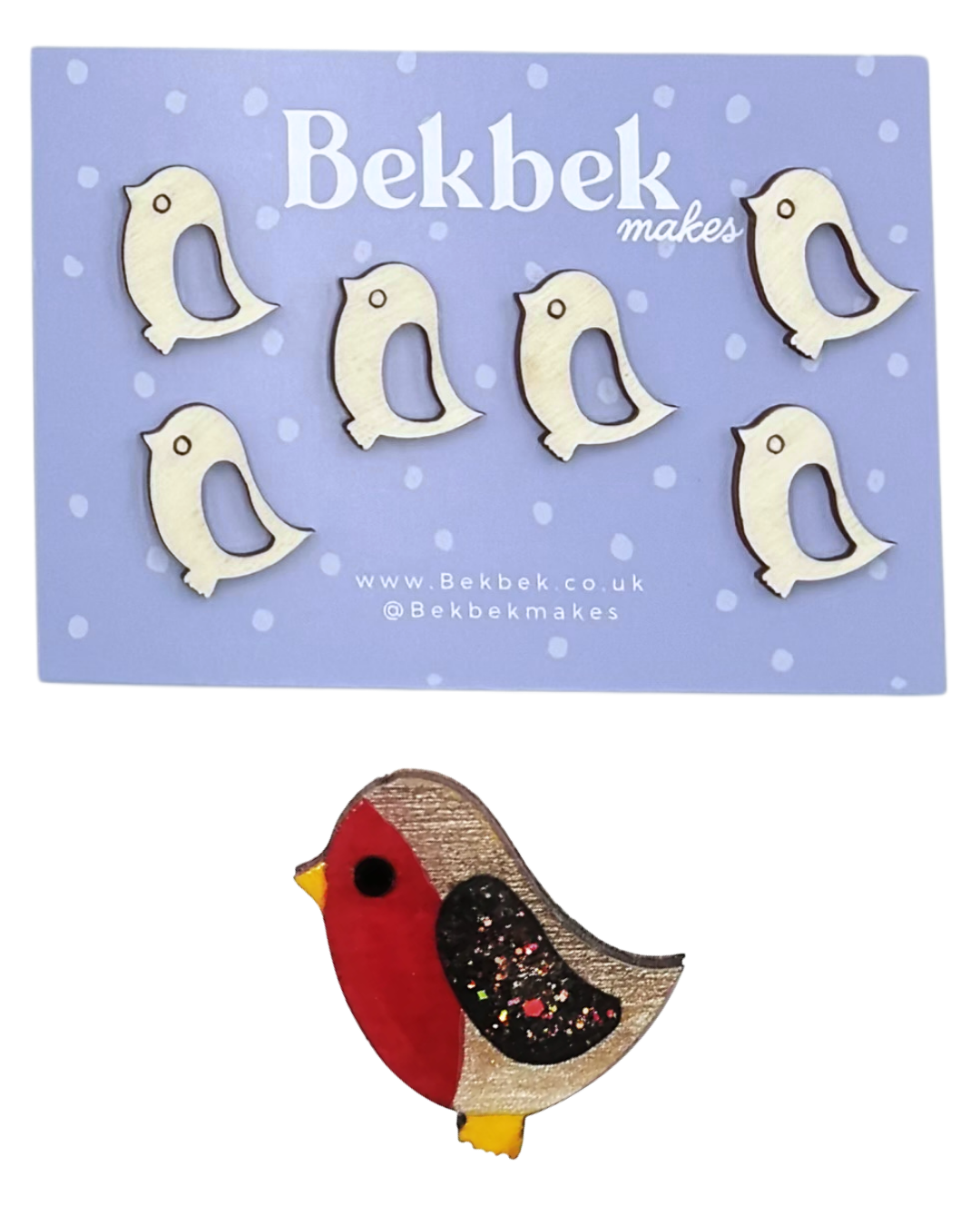 Robin Bird Wooden Shapes