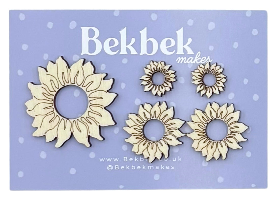 Sunflower Wooden Shapes