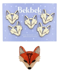 Fox Face Wooden Shapes