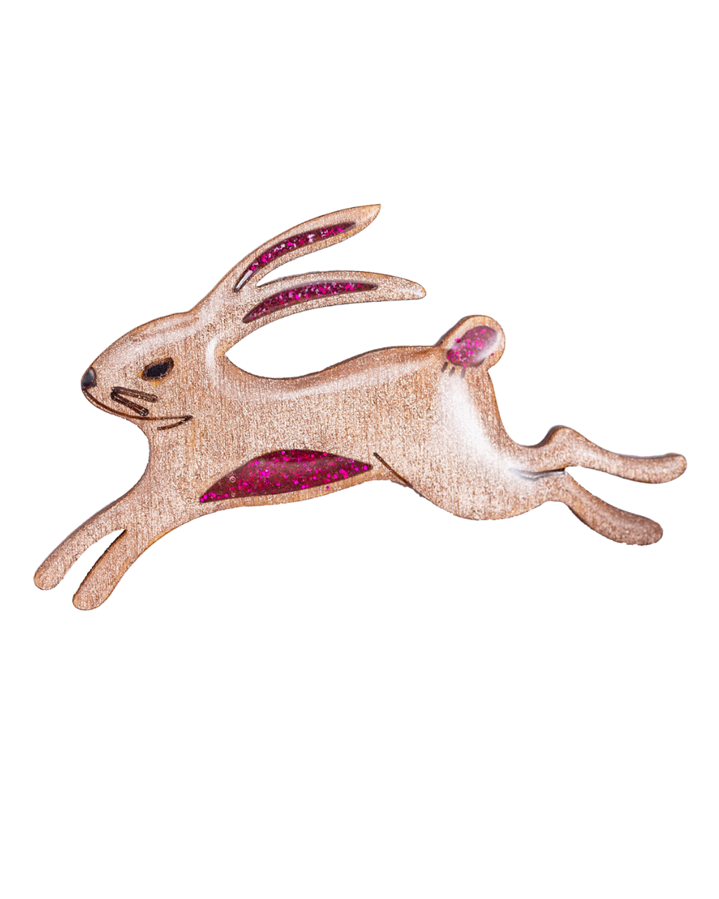 Running Hare Wooden Shapes