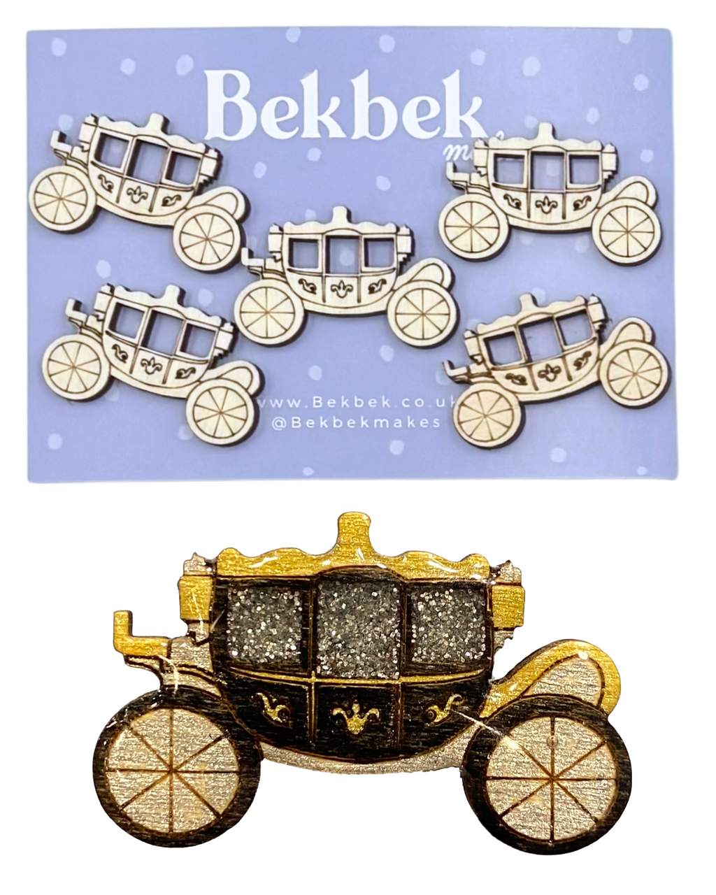 Royal Carriage/ Coach Wooden Shapes