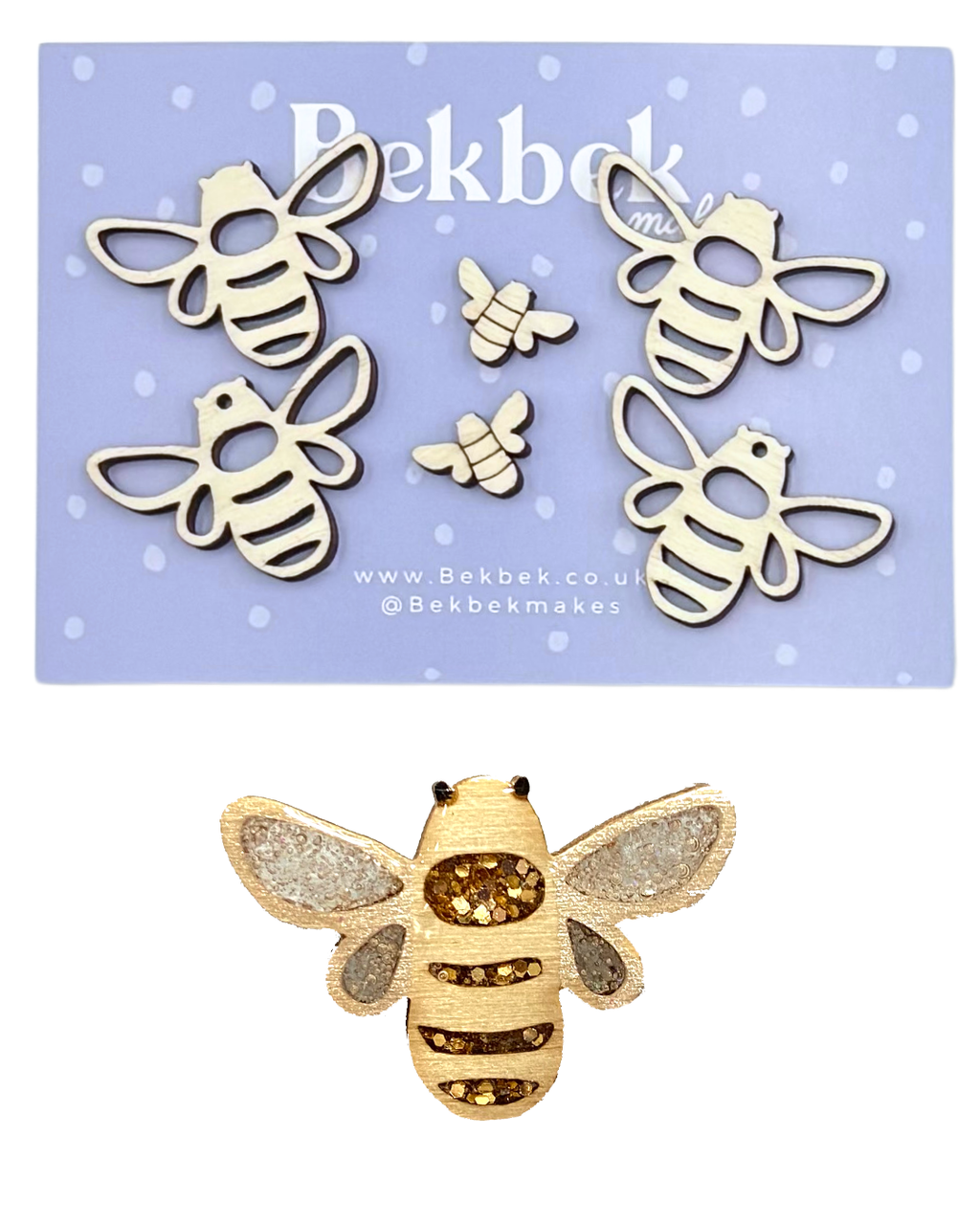 Bee Mix Wooden Shapes