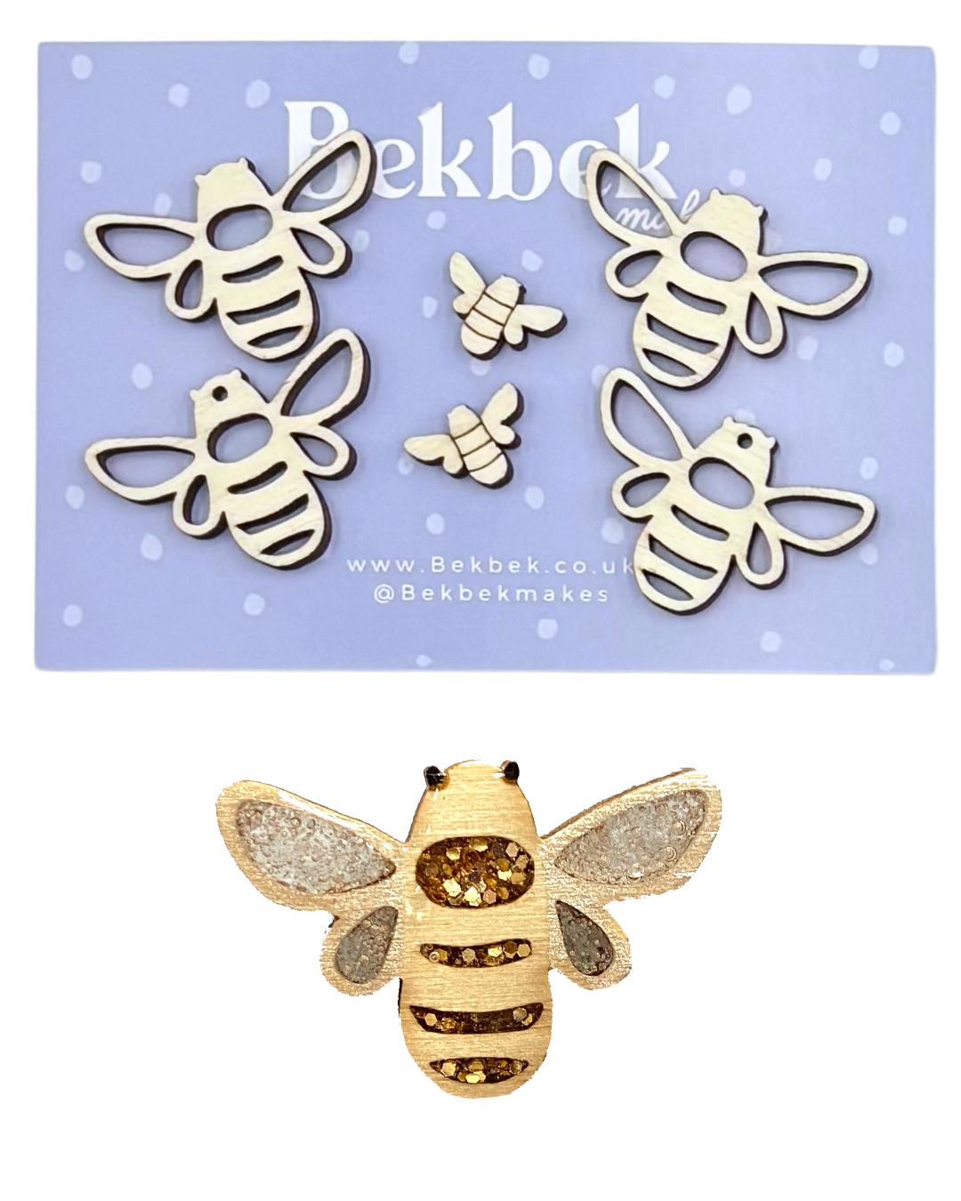 Bee Mix Wooden Shapes