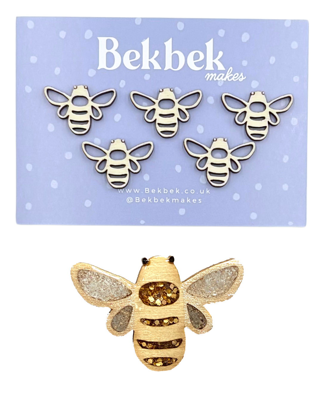 Bee Small Wooden Shapes
