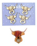 Highland Cow Wooden Shapes