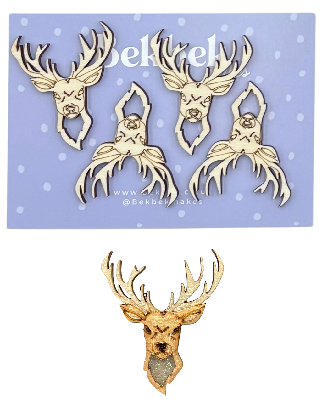 Stag Wooden Shapes