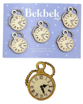 Pocket Watch Wooden Shapes