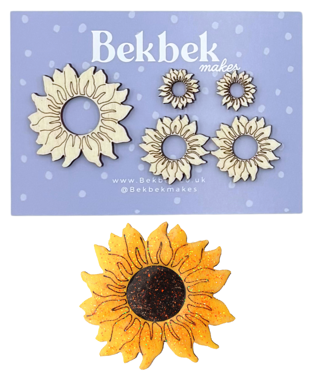 Sunflower Wooden Shapes