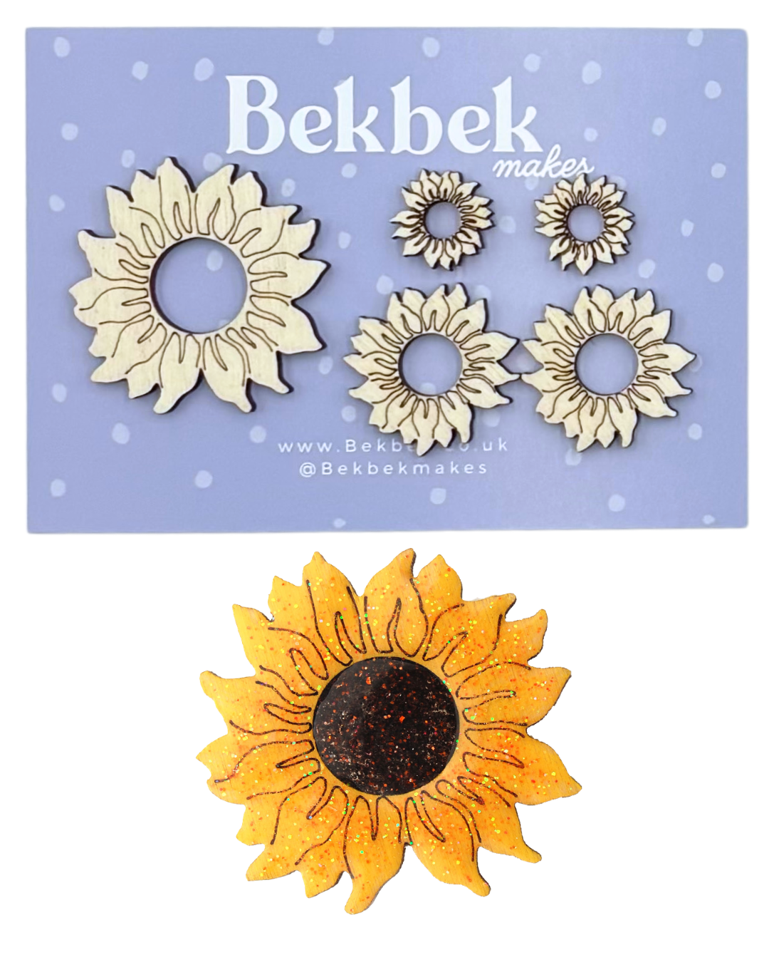 Sunflower Wooden Shapes