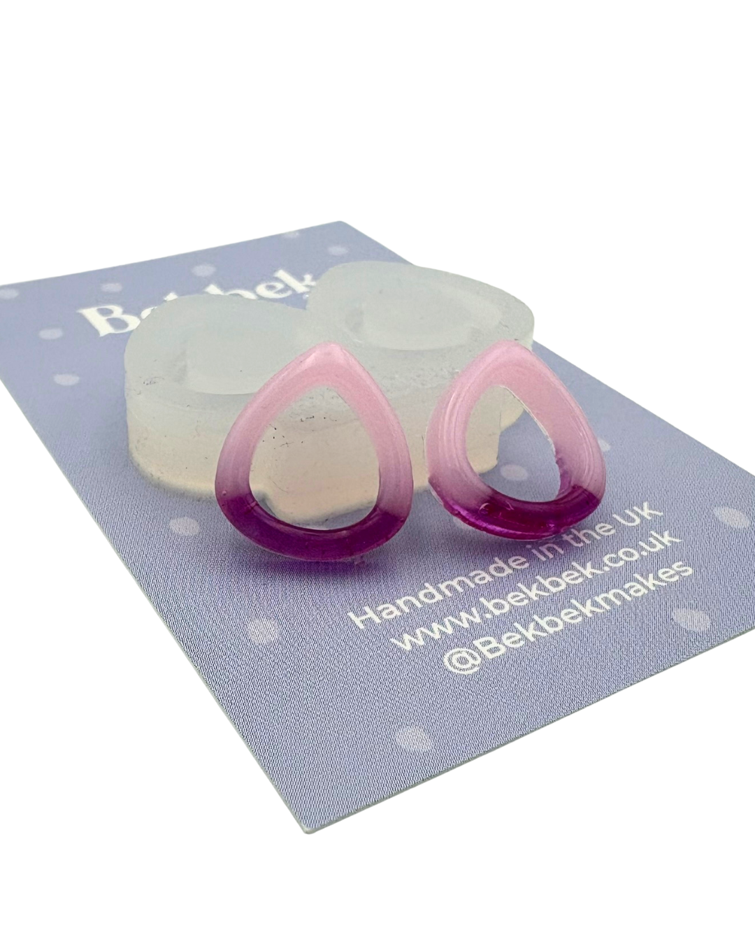 Round Triangle Earrings Reusable Silicone Mould