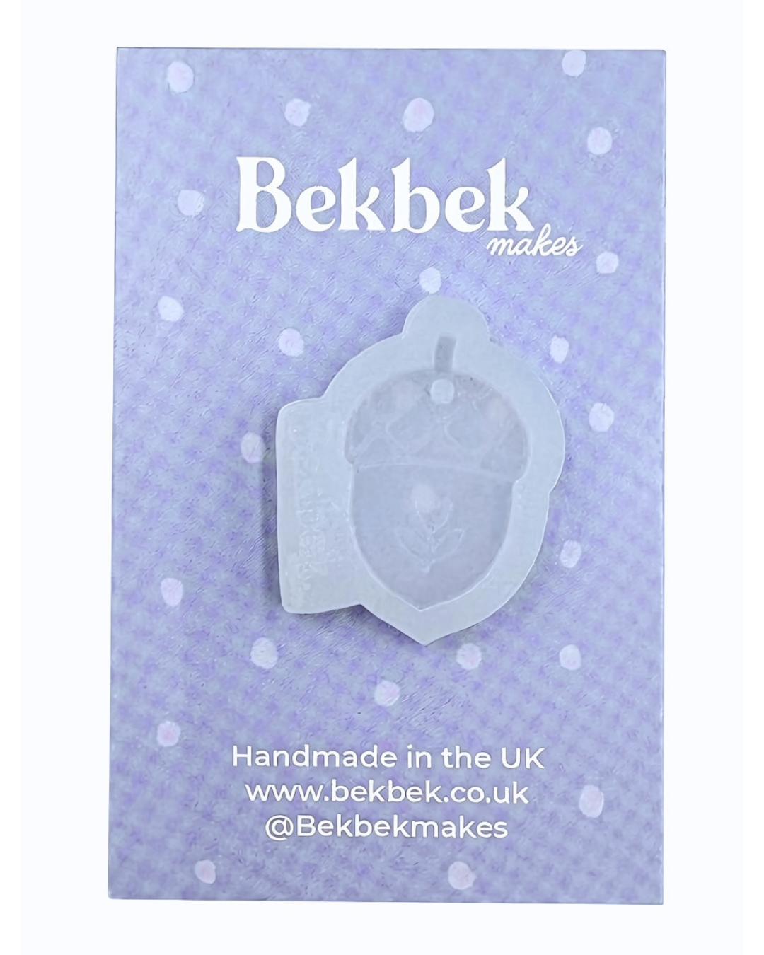Folk Acorn Necklace Reusable Silicone Moulds