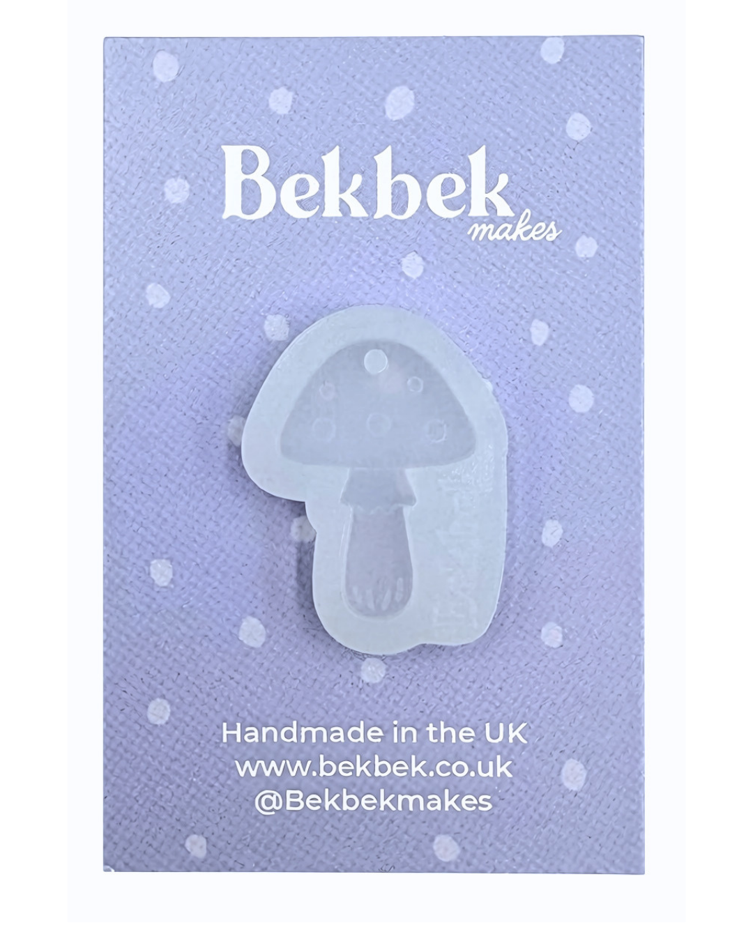 Toadstool Necklace Reusable Silicone Moulds