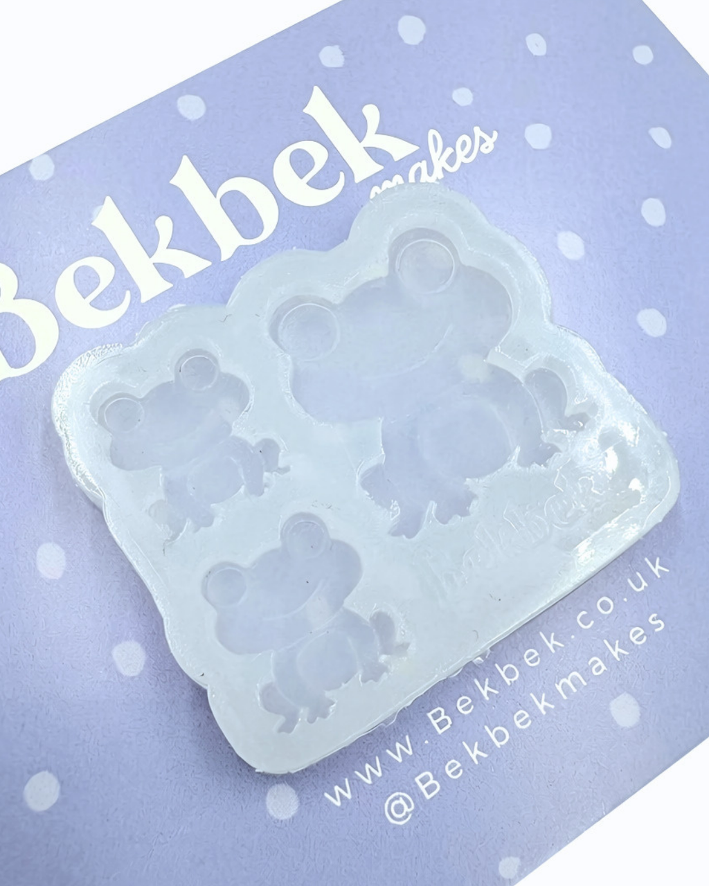 Cute Frog Reusable Silicone Mould Set