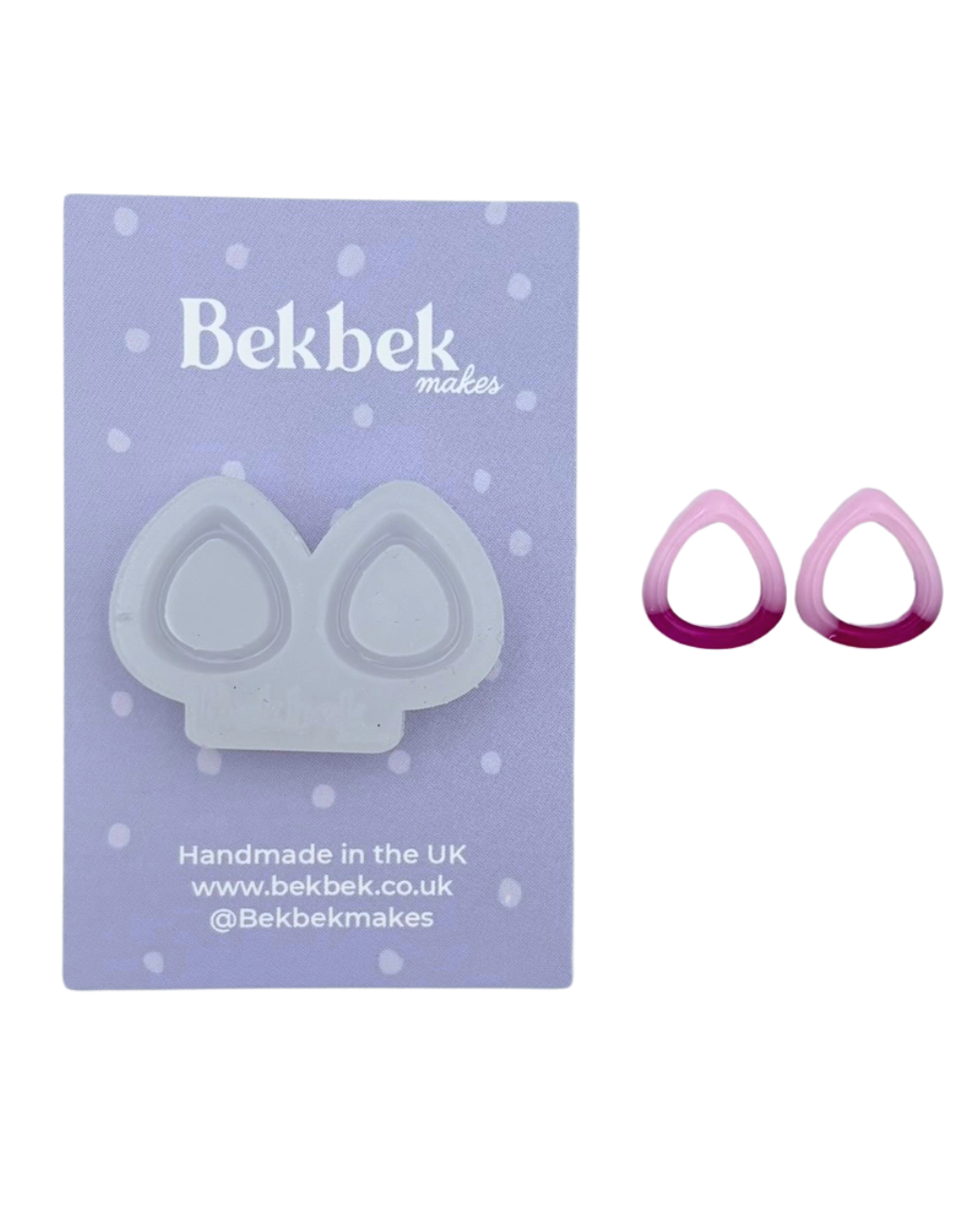 Round Triangle Earrings Reusable Silicone Mould