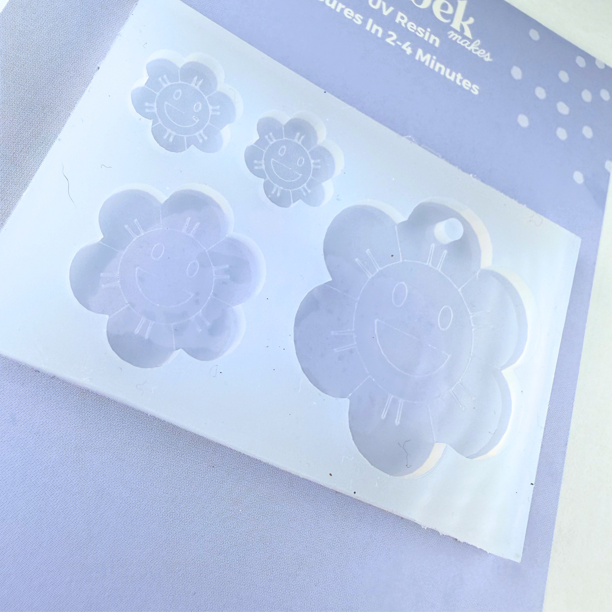 Happy Hippy Flowers Silicone Mould