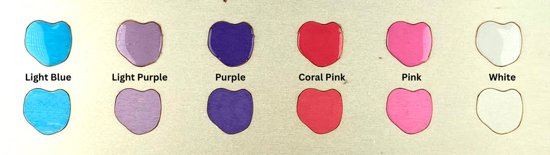 Acrylic Paint Pens Set of 24 Colours - To colour the wood
