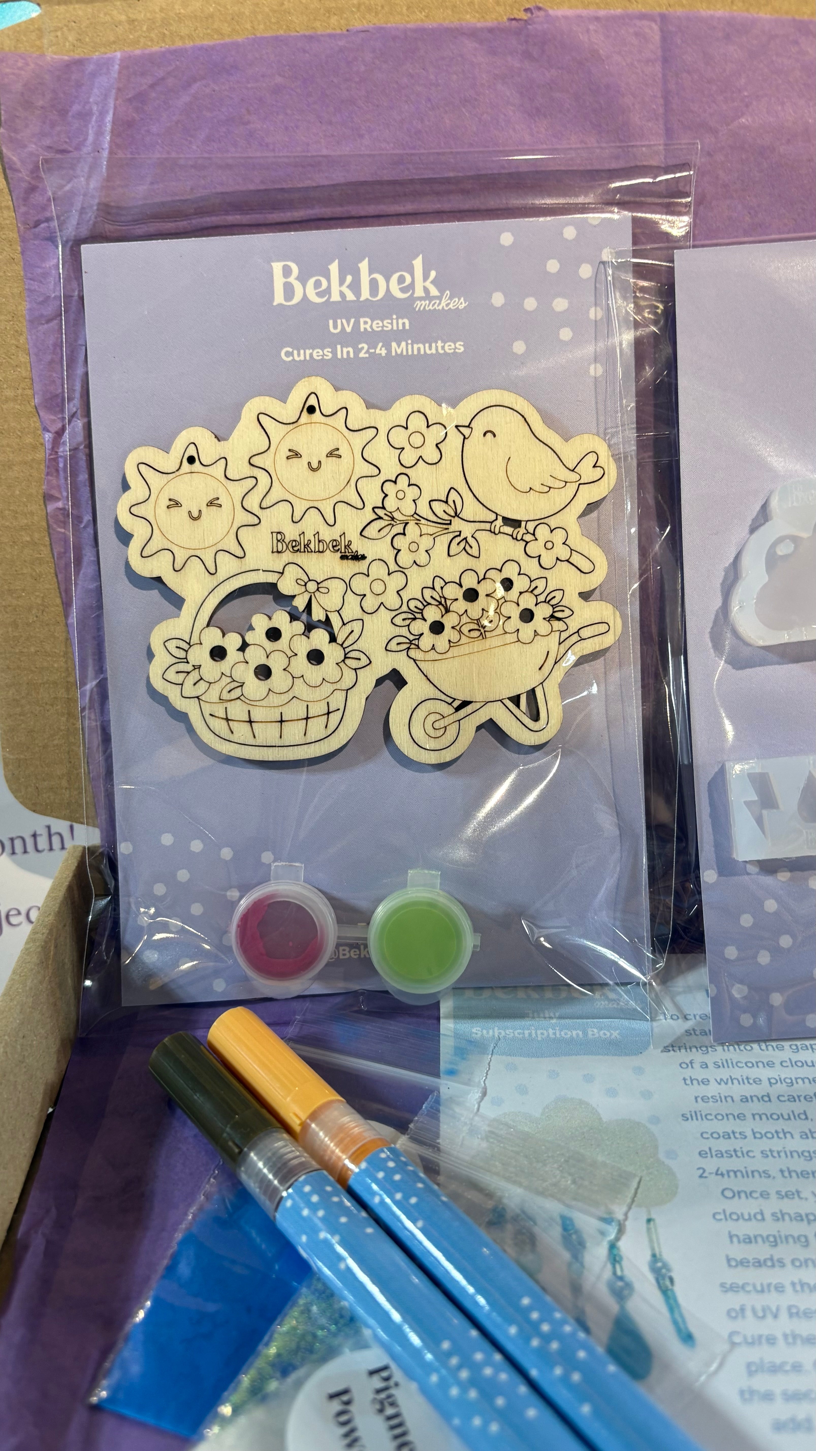 Monthly Subscription UV Resin Craft Kit