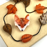 Autumn Fox Cord Necklace Kit - Reusable Silicone Mould