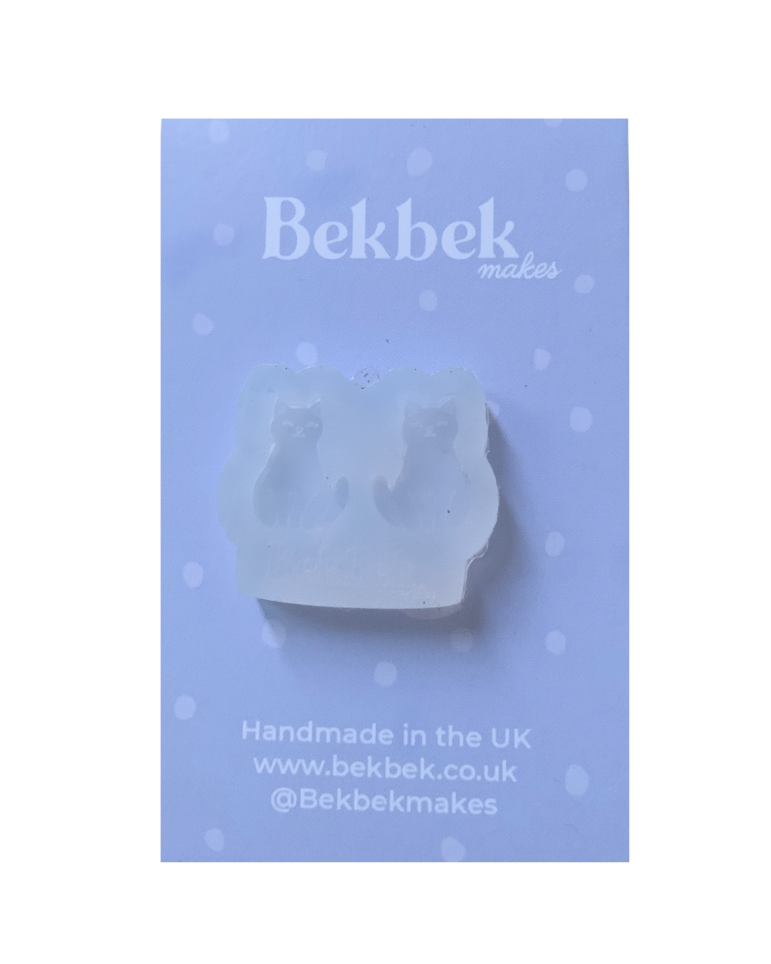 Cat Silhouette Earrings Reusable Silicone Moulds