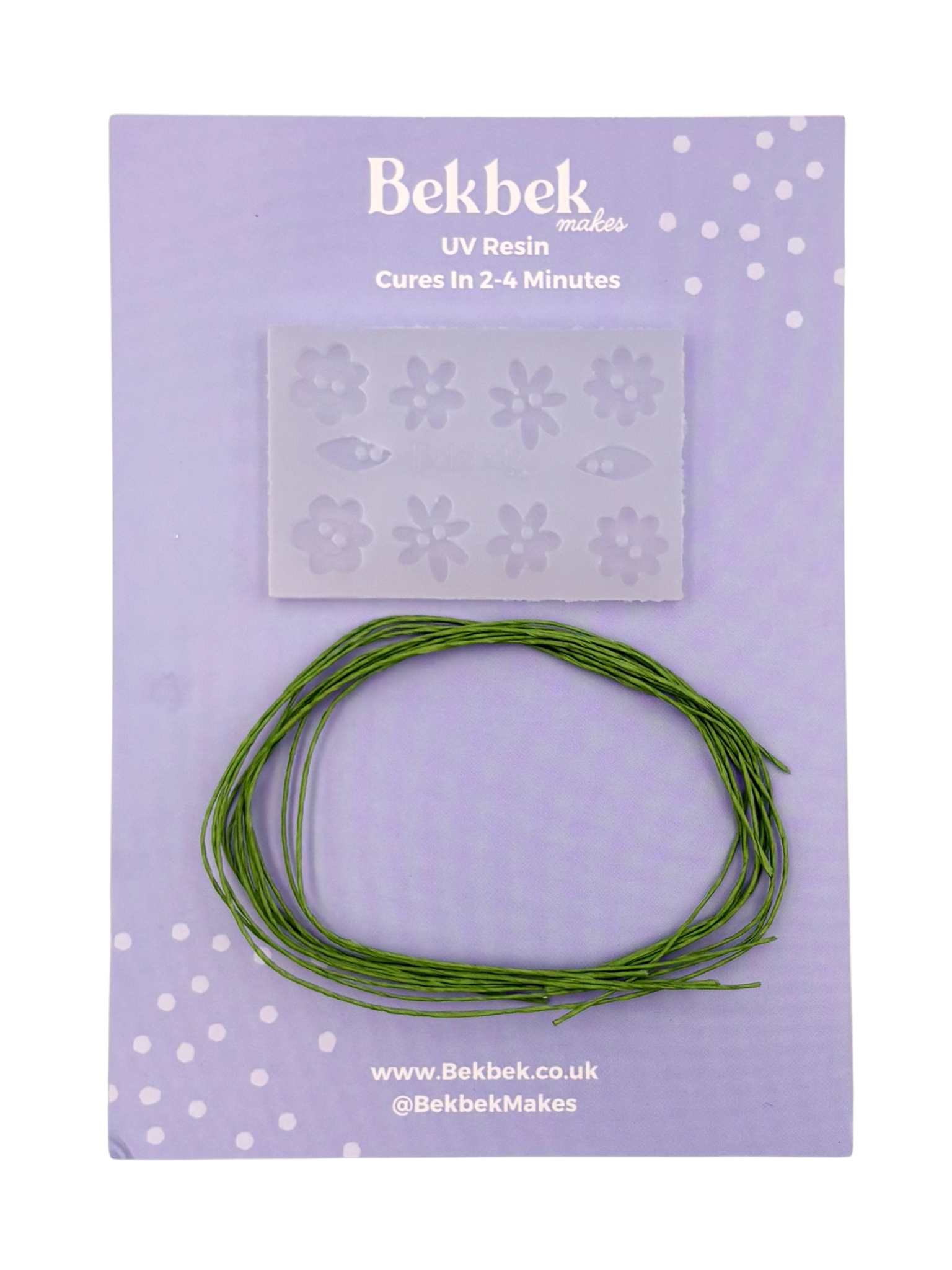 Daisy Chain Reusable Silicone Mould & Wire (Decorative Buttons)
