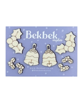 Bells & Holly Mix Wooden Shapes