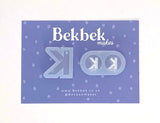 Alphabet reusable silicone mould - Pendant and stud size